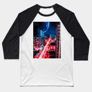 Miami at night Baseball T-Shirt